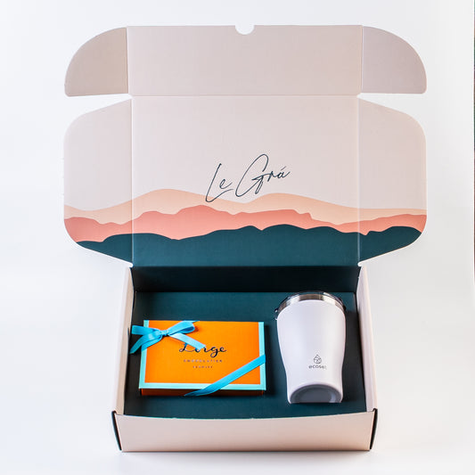 Ecoset Tumbler & Lorge Chocolate Box